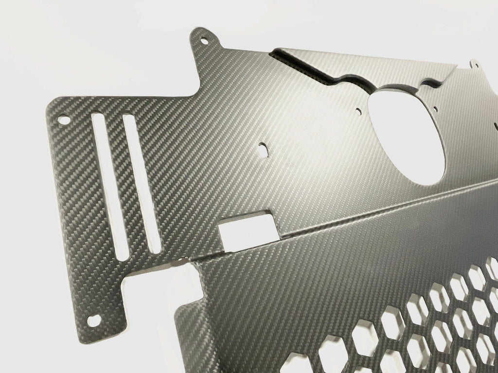 Kies Motorsports — packaging/product overview of KIES Carbon BMW Dry Carbon Fiber Skid Plate for G8X BMW's
