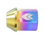 Kies-Motorsports NRG NRG 200 Series M12 X 1.25 Titanium Lug Nut Set - 21 Pc w/Lock Key Socket - Neochrome