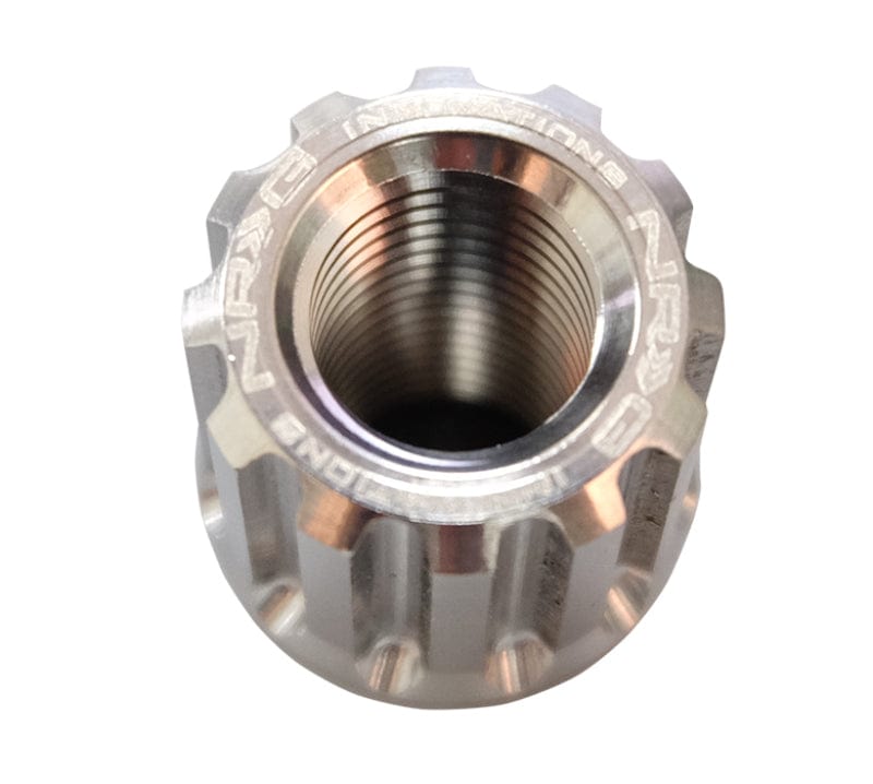 Kies-Motorsports NRG NRG 200 Series M12 X 1.25 Titanium Lug Nut Set - 21 Pc w/Lock Key Socket - Silver Main image
