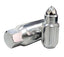 Kies-Motorsports NRG NRG 500 Series M12 X 1.5 Bullet Shape Steel Lug Nut Set - 21 Pc w/Lock Key - Silver