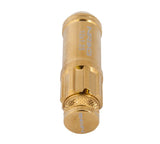 Kies-Motorsports NRG NRG 700 Series M12 X 1.25 Steel Lug Nut w/Dust Cap Cover Set 21 Pc w/Locks & Socket - Chrome Gold