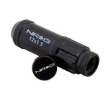 Kies-Motorsports NRG NRG 700 Series M12 X 1.5 Steel Lug Nut w/Dust Cap Cover Set 21 Pc w/Locks & Lock Socket - Black