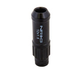 Kies-Motorsports NRG NRG 700 Series M12 X 1.5 Steel Lug Nut w/Dust Cap Cover Set 21 Pc w/Locks & Lock Socket - Black