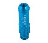 Kies-Motorsports NRG NRG 700 Series M12 X 1.5 Steel Lug Nut w/Dust Cap Cover Set 21 Pc w/Locks & Lock Socket - Blue