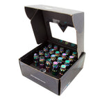 Kies-Motorsports NRG NRG 700 Series M12 X 1.5 Steel Lug Nut w/Dust Cap Cover Set 21 Pc w/Locks & Lock Socket - Neochrome