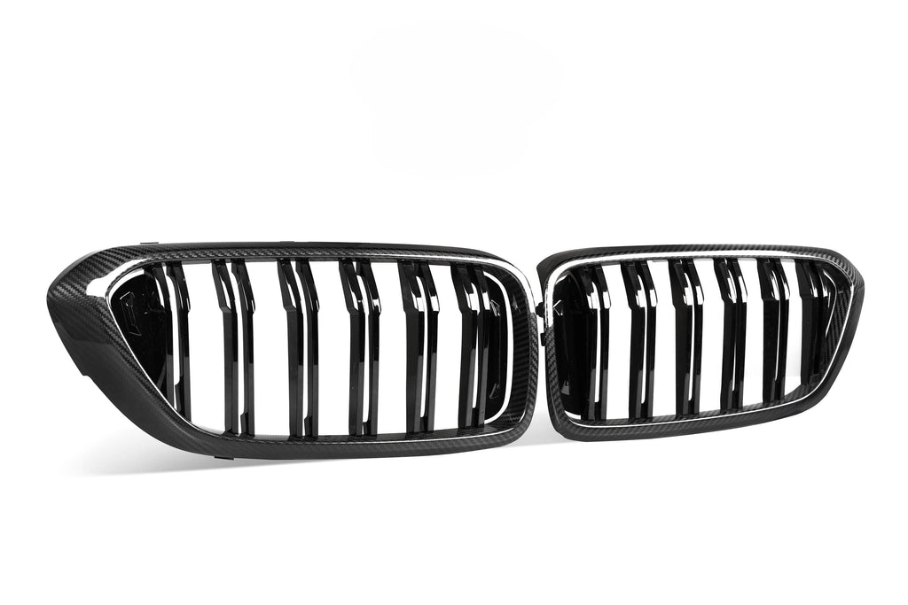 Kies-Motorsports NWCarbon Haus 18-20 6GT G32 6 Series G PRE-LCI Double Slat Dry Carbon Grills