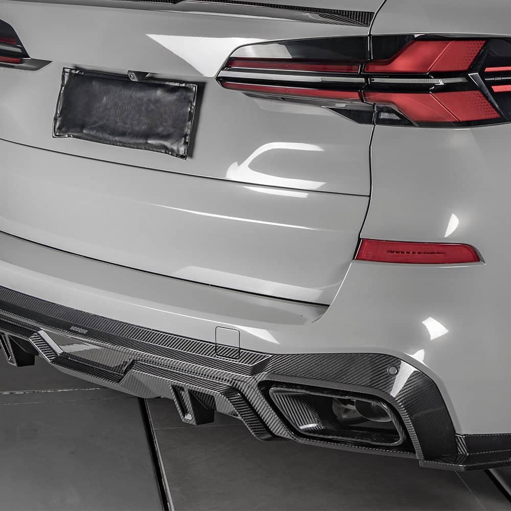 Kies-Motorsports NWCarbon Haus 19-24 X5 G05 SQ Style Carbon Fiber Exhaust Tips