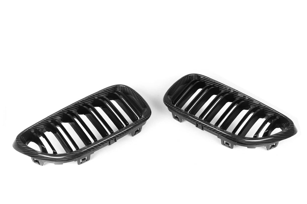 Kies-Motorsports NWCarbon Haus 2 Series F22 Double Slat Dry Carbon Fiber Grill