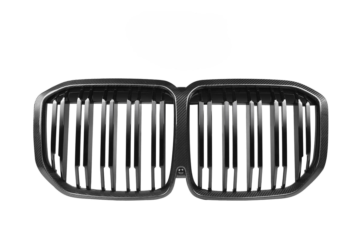 Kies-Motorsports NWCarbon Haus 20-22 X7 G07 Pre-LCI Dual Slat Dry Carbon Grill