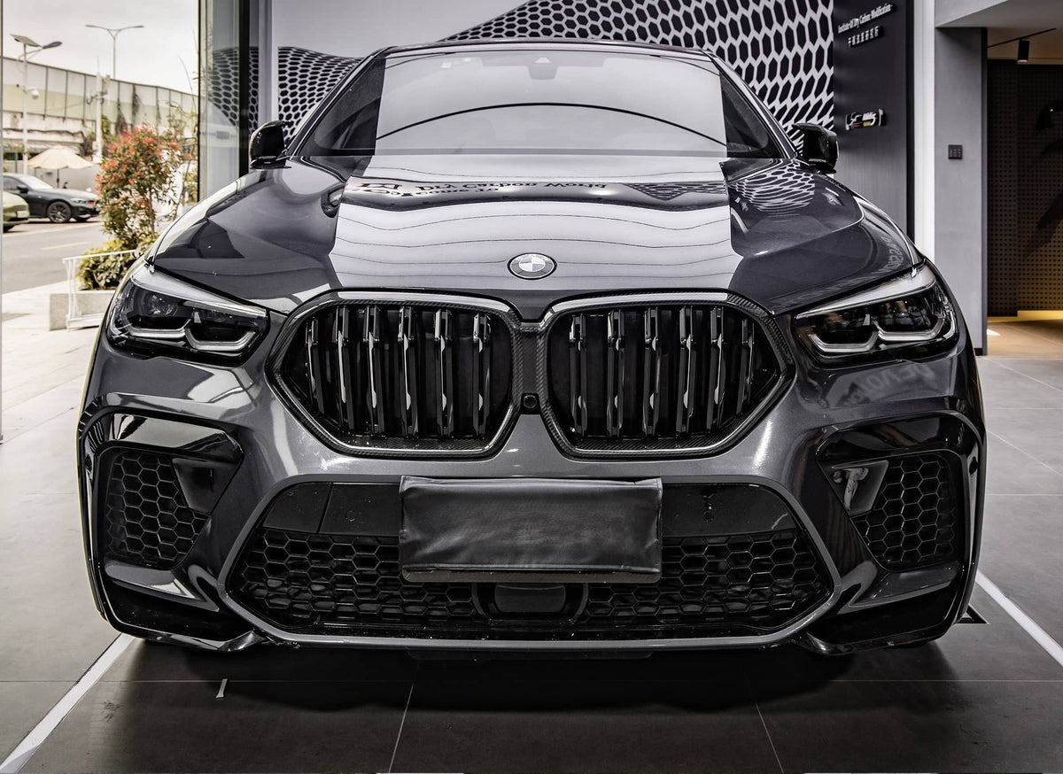 Kies-Motorsports NWCarbon Haus 20+ X6 G06 Pre-LCI Double Slat Dry Carbon Grills