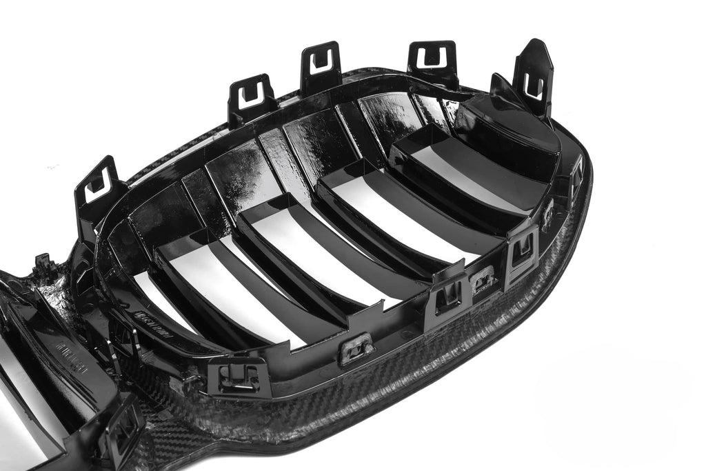 Kies-Motorsports NWCarbon Haus 21+ 1 Series F40 Double Slat Dry Carbon Grills