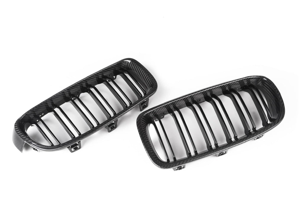 Kies-Motorsports NWCarbon Haus 3 Series F30/F31/F35 Double Slat Dry Carbon Fiber Grill