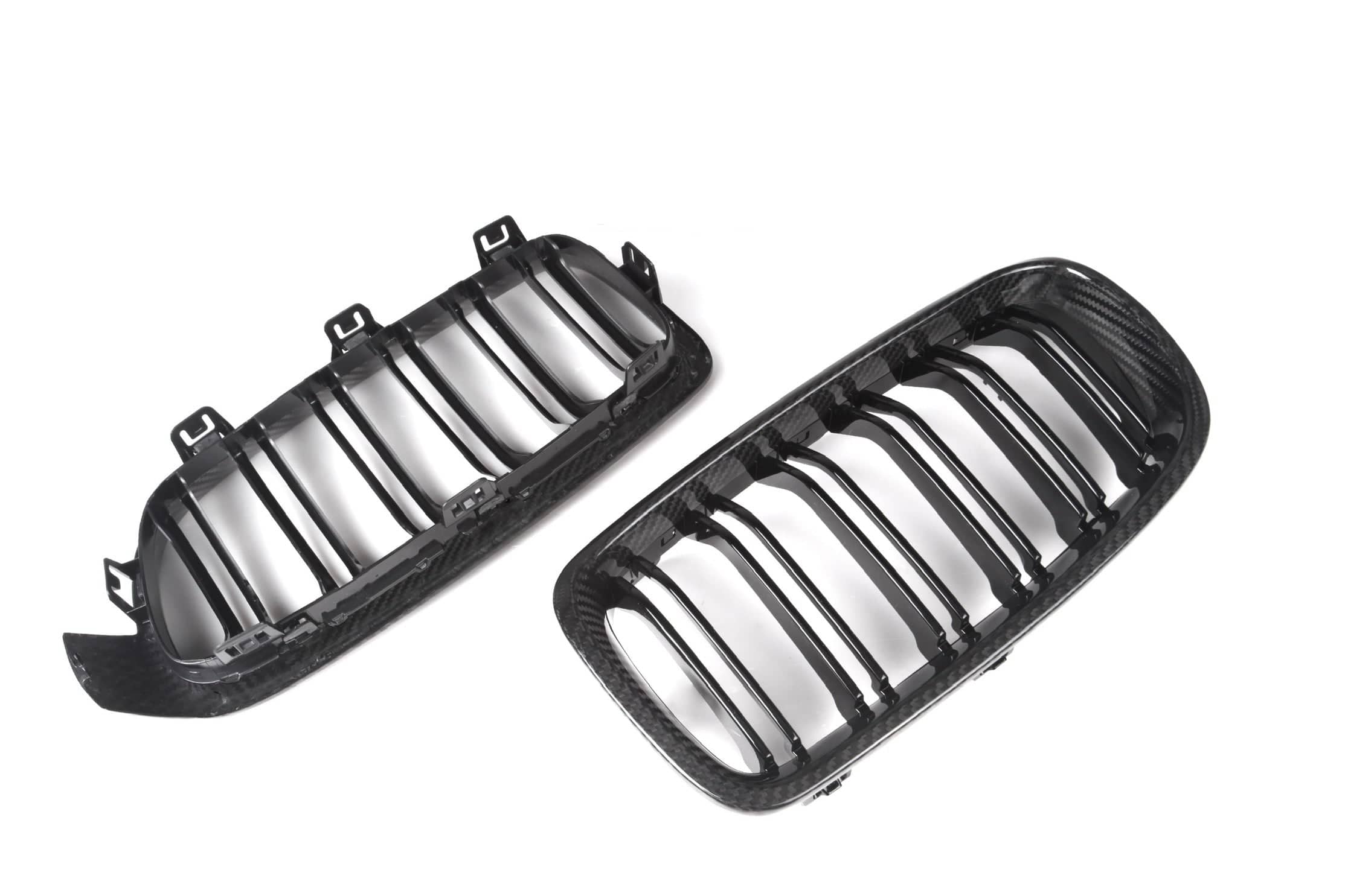 Kies-Motorsports NWCarbon Haus 3 Series F30/F31/F35 Double Slat Dry Carbon Fiber Grill