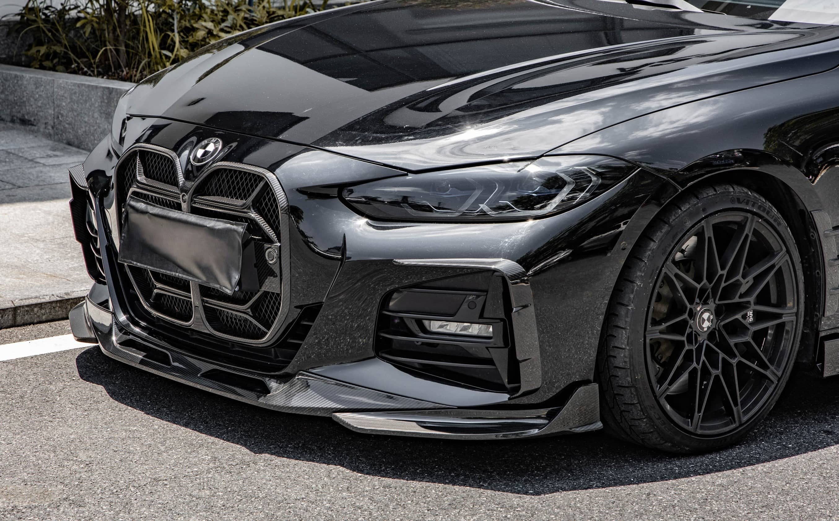 Kies-Motorsports NWCarbon Haus 4 Series G22/G23 SQ Style Dry Carbon Fiber Front Vent Trim