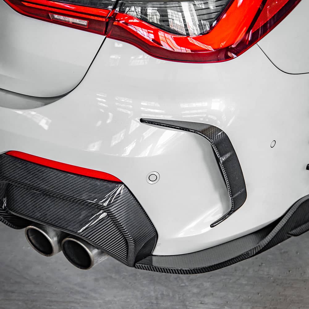 Kies-Motorsports NWCarbon Haus 4 Series G22/G23 SQ Style Dry Carbon Fiber Rear Vent Trim