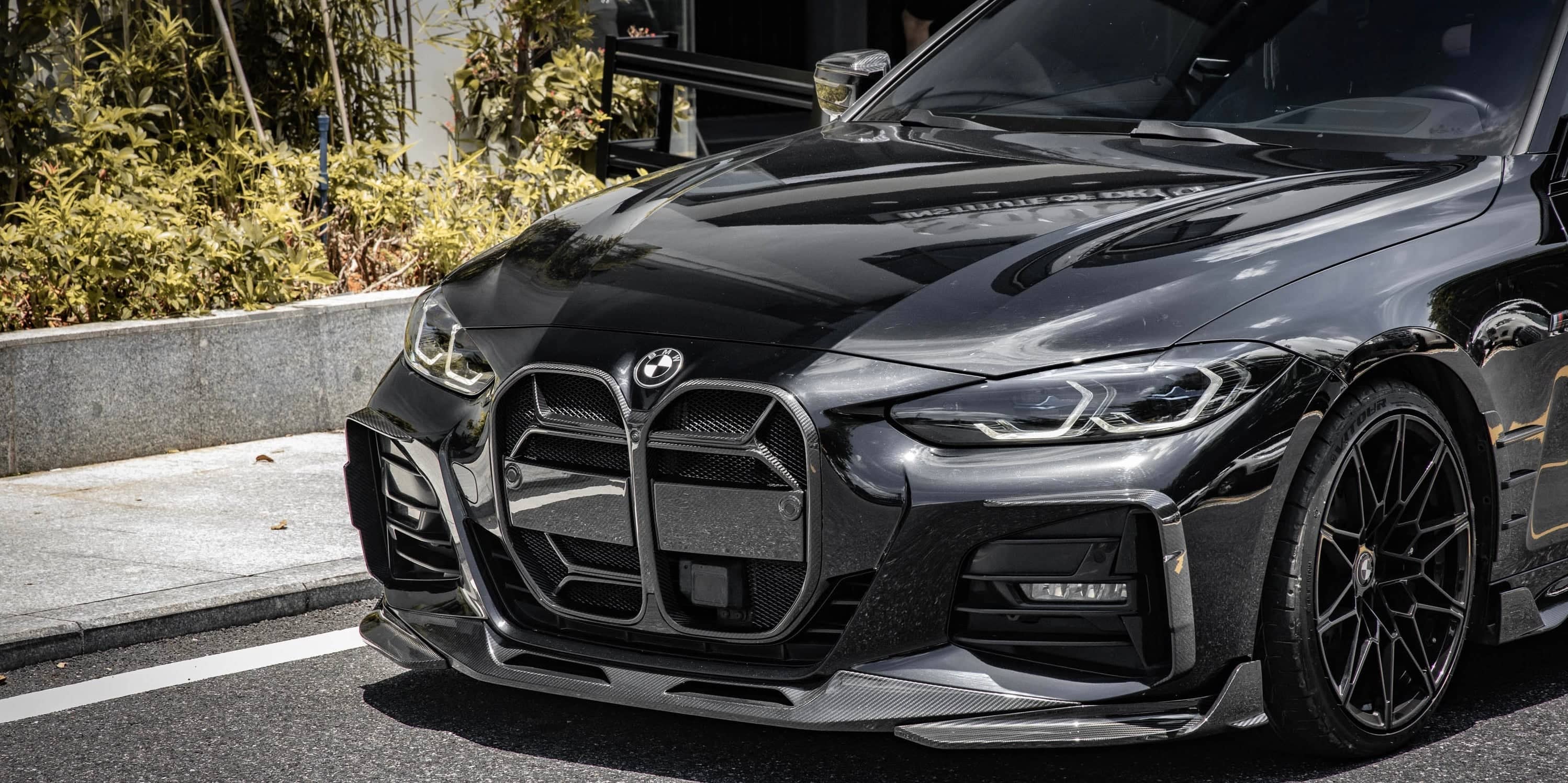 Kies-Motorsports NWCarbon Haus 4 Series Gran Coupe G26 CSL Style Dry Carbon Fiber Grill With or Without ACC