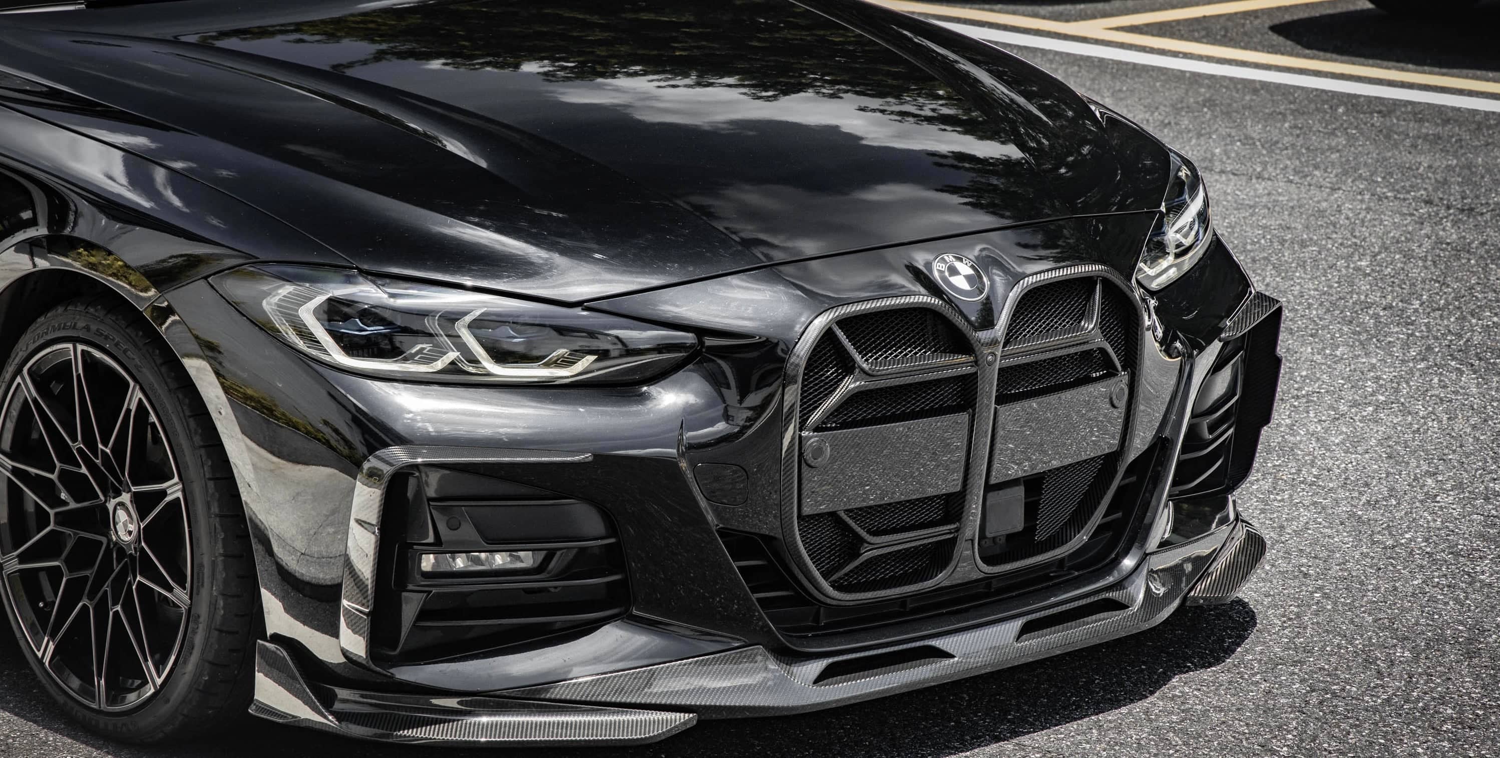 Kies-Motorsports NWCarbon Haus 4 Series Gran Coupe G26 CSL Style Dry Carbon Fiber Grill With or Without ACC
