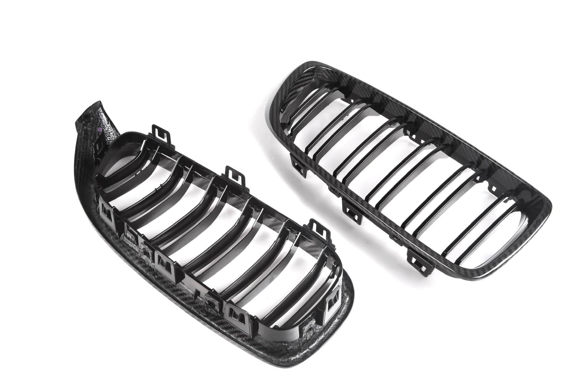 Kies-Motorsports NWCarbon Haus 4 Series/M3/M4 F3x Double Slat Dry Carbon Fiber Grill