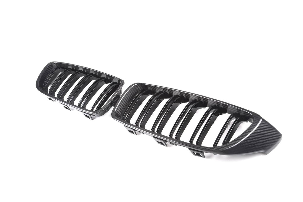 Kies-Motorsports NWCarbon Haus 4 Series/M3/M4 F3x Double Slat Dry Carbon Fiber Grill