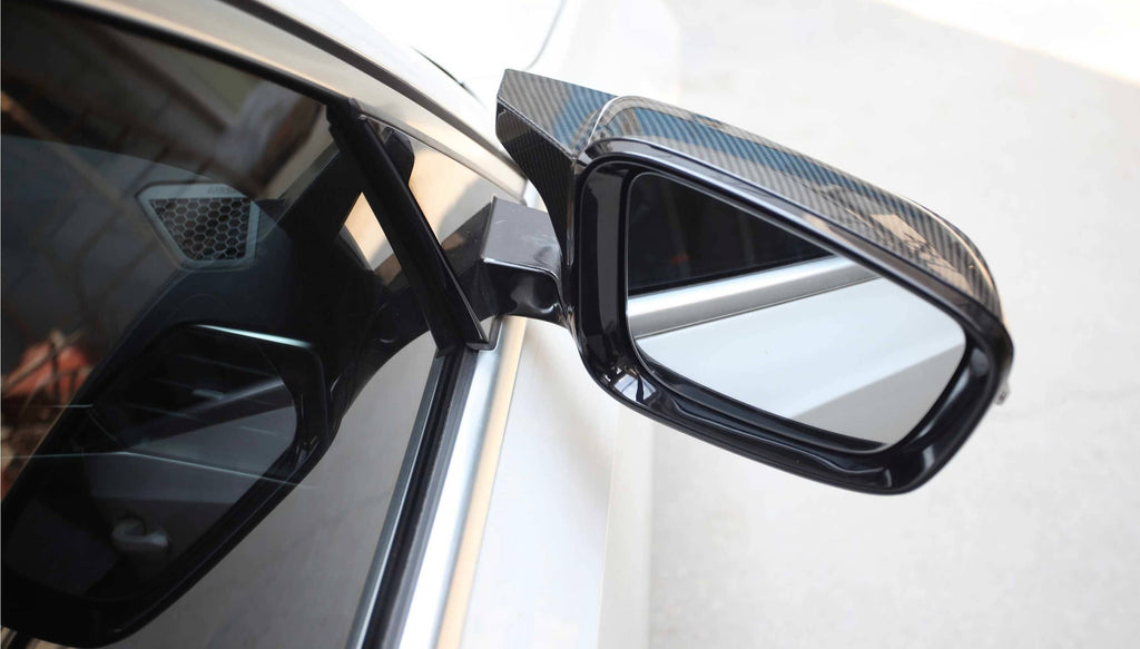 Kies-Motorsports NWCarbon Haus 5 Series G30 G8x Style Dry Carbon Fiber Mirror Cover LHD Replacements