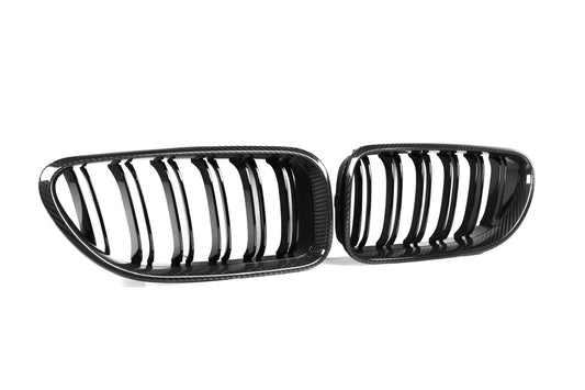 Kies-Motorsports NWCarbon Haus 6 Series F06 Double Slat Dry Carbon Fiber Grill