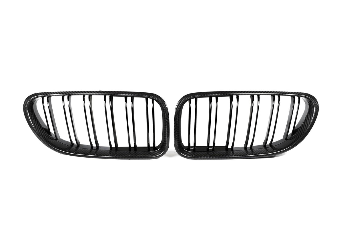 Kies-Motorsports NWCarbon Haus 6 Series F06 Double Slat Dry Carbon Fiber Grill