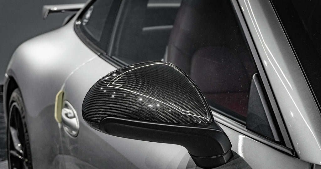 Kies-Motorsports NWCarbon Haus 911 991 OEM Style Dry Carbon Fiber Mirror Cap