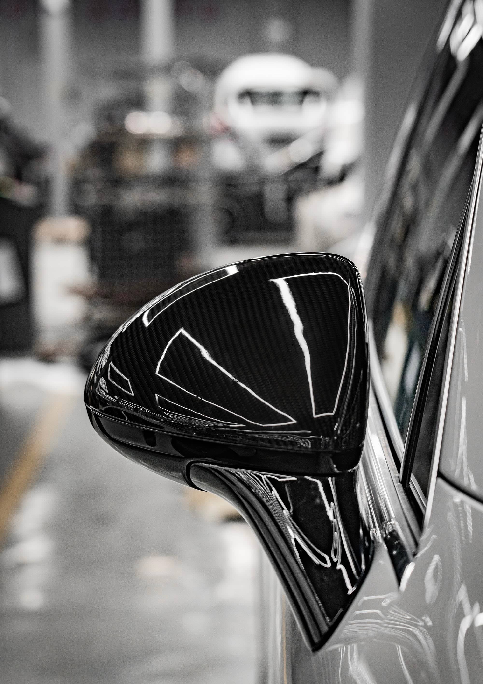 Kies-Motorsports NWCarbon Haus Cayenne 958.1 OEM Style Dry Carbon Fiber Mirror Cap