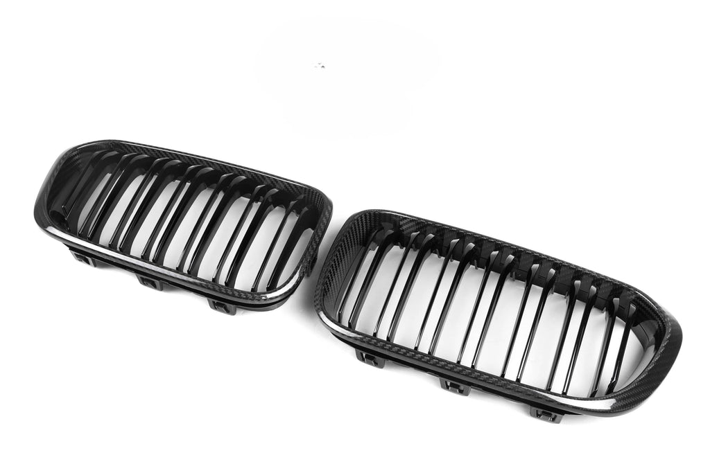 Kies-Motorsports NWCarbon Haus F20 LCI Double Slat Dry Carbon Grills