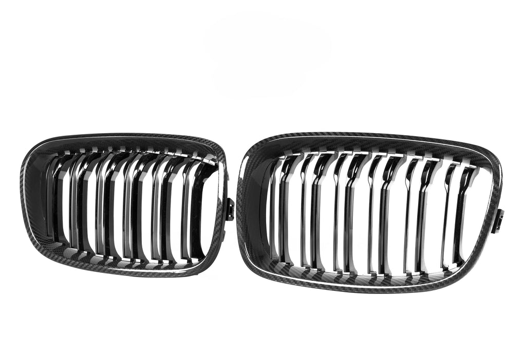 Kies-Motorsports NWCarbon Haus F20 PRE-LCI Double Slat Dry Carbon Grills
