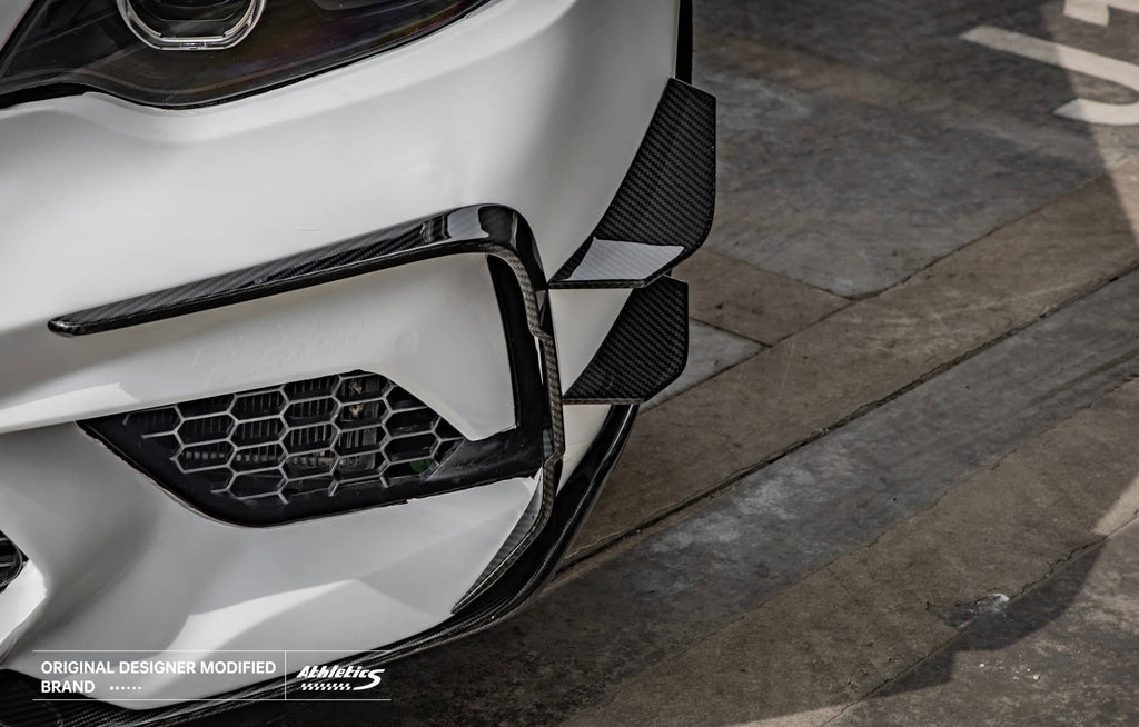 Kies-Motorsports NWCarbon Haus F87 LCI SQ Dry Carbon Front Canards