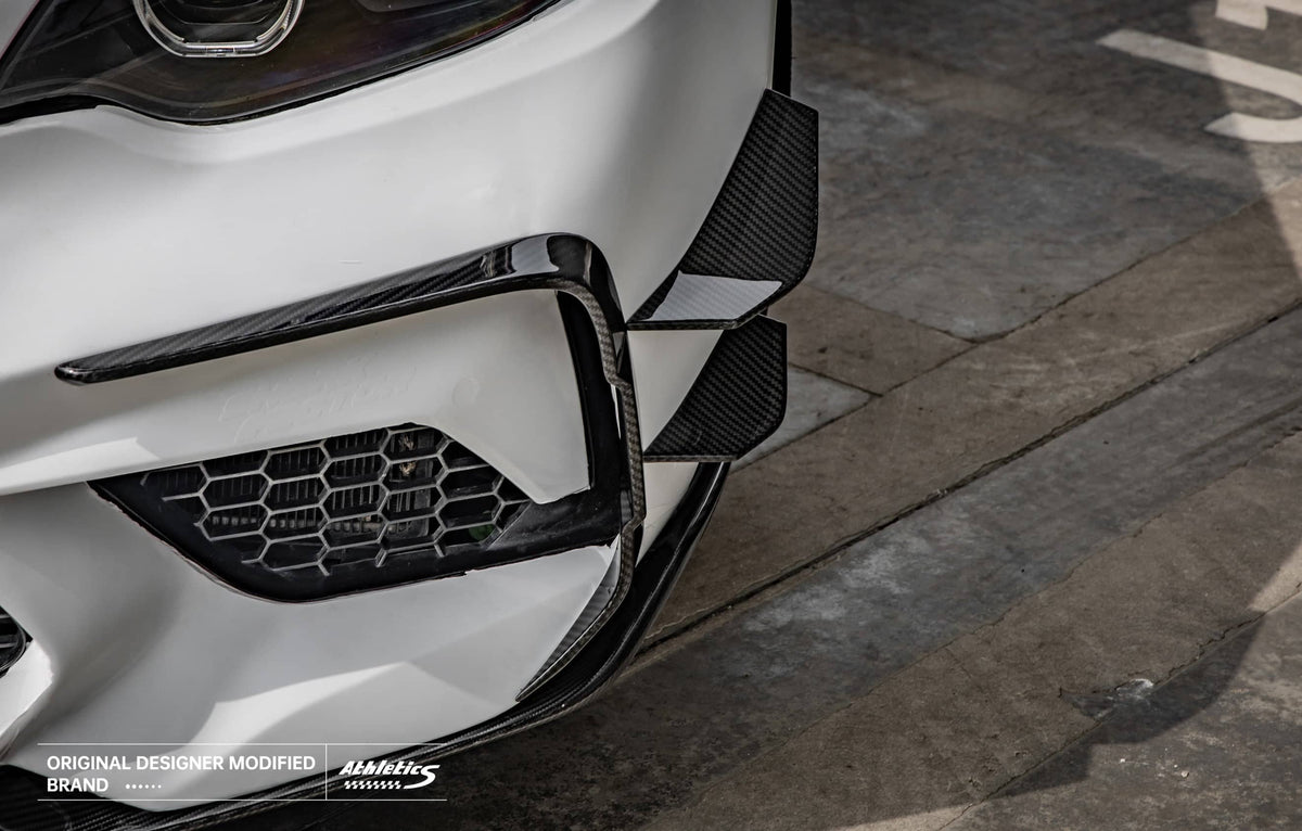 Kies-Motorsports NWCarbon Haus F87 LCI SQ Dry Carbon Front Canards
