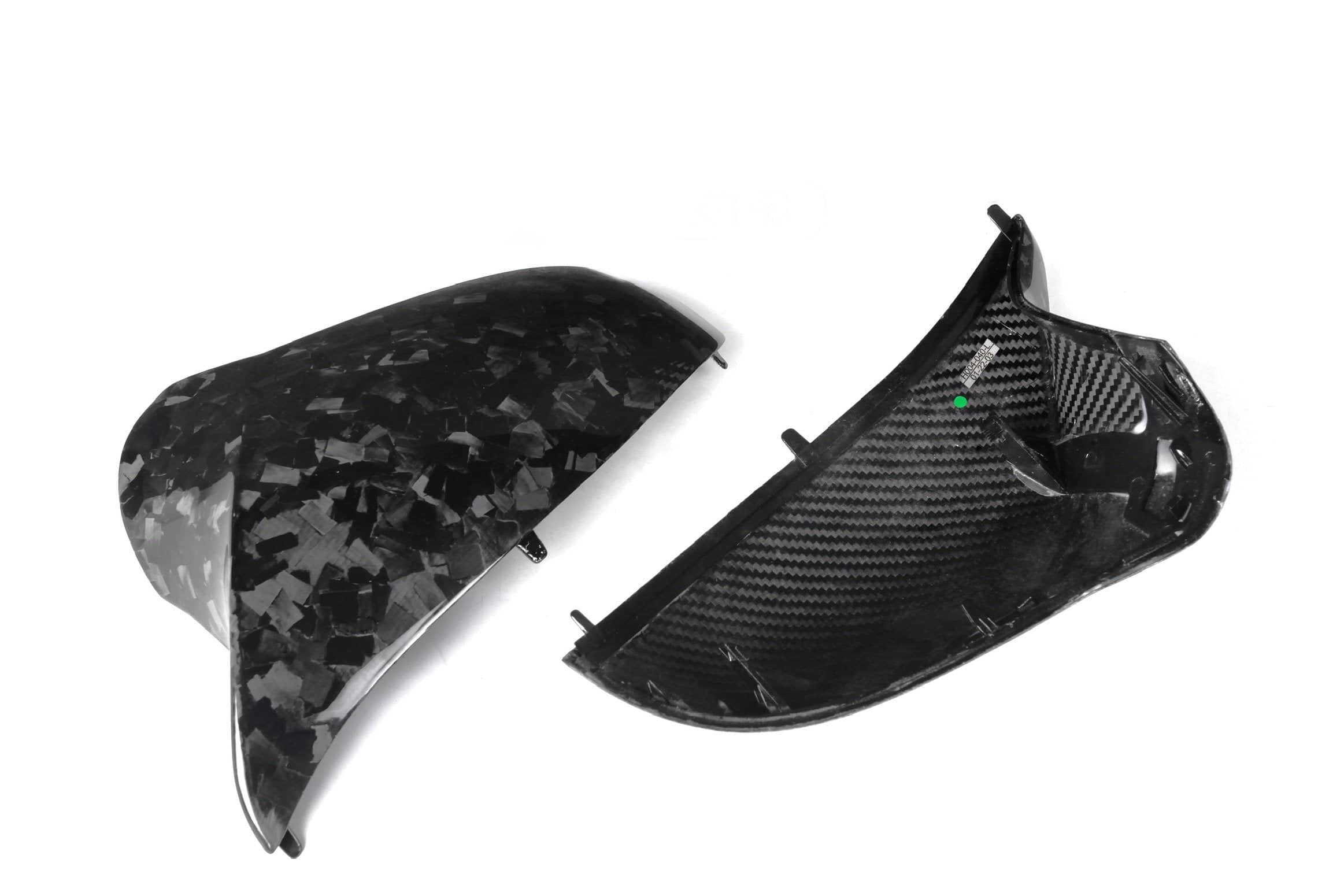 Kies-Motorsports NWCarbon Haus F8X Dry Carbon Fiber Forged Mirror Replacements