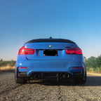 Kies-Motorsports NWCarbon Haus F8X Dry Carbon Fiber Rear Bumper Splitters
