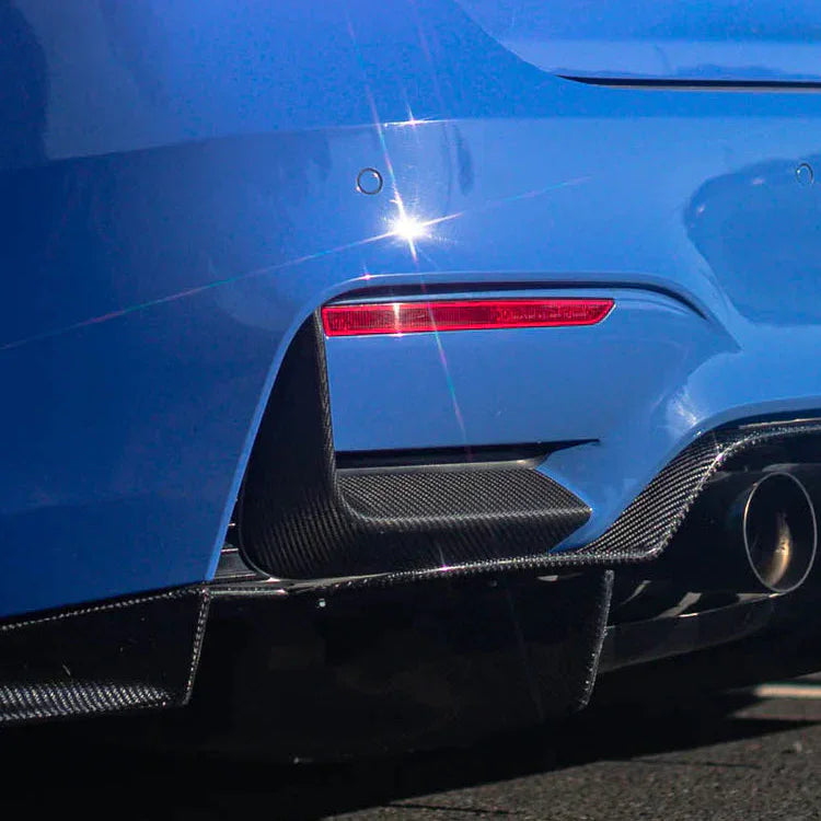 Kies-Motorsports NWCarbon Haus F8X Dry Carbon Fiber Rear Bumper Splitters