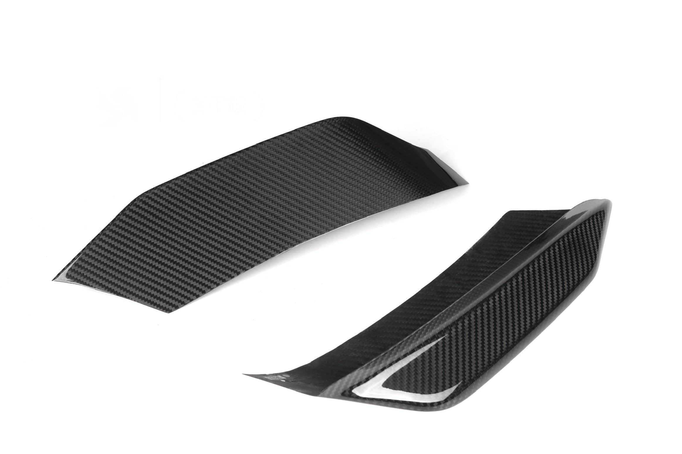 Kies-Motorsports NWCarbon Haus F8X Dry Carbon Fiber Upper Bumper Splitters