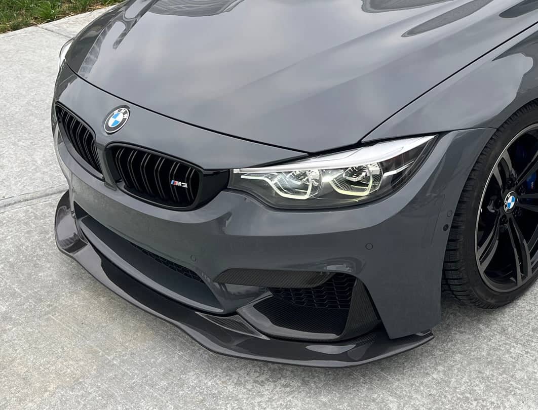 Kies-Motorsports NWCarbon Haus F8X Dry Carbon Fiber Upper Bumper Splitters