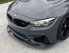 Kies-Motorsports NWCarbon Haus F8X Dry Carbon Fiber Upper Bumper Splitters