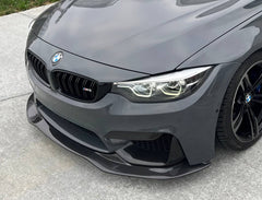 Kies-Motorsports NWCarbon Haus F8X Dry Carbon Fiber Upper Bumper Splitters