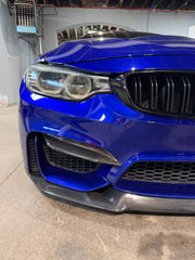 Kies-Motorsports NWCarbon Haus F8X Dry Carbon Fiber Upper Bumper Splitters