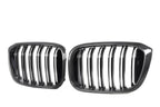 Kies-Motorsports NWCarbon Haus F97 F98 PRE-LCI Dual Slat Dry carbon Fiber Grill