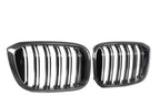 Kies-Motorsports NWCarbon Haus F97 F98 PRE-LCI Dual Slat Dry carbon Fiber Grill