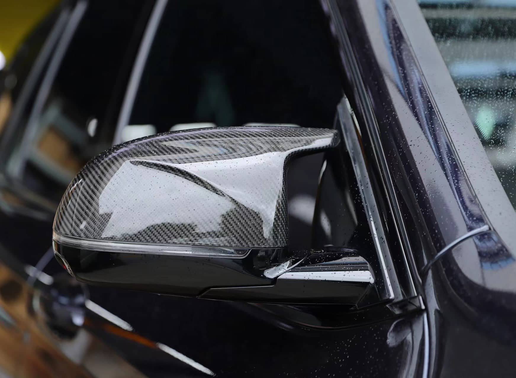 F97/F98 X3M/X4M OEM Style Dry Carbon Mirror Caps Secondary image