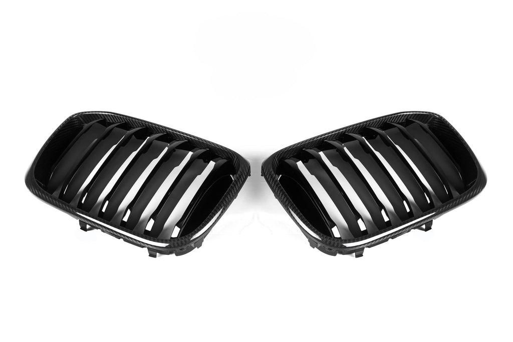 Kies-Motorsports NWCarbon Haus F97/F98 X3M, X4M Pre-LCI Single Slat Dry Carbon Grills