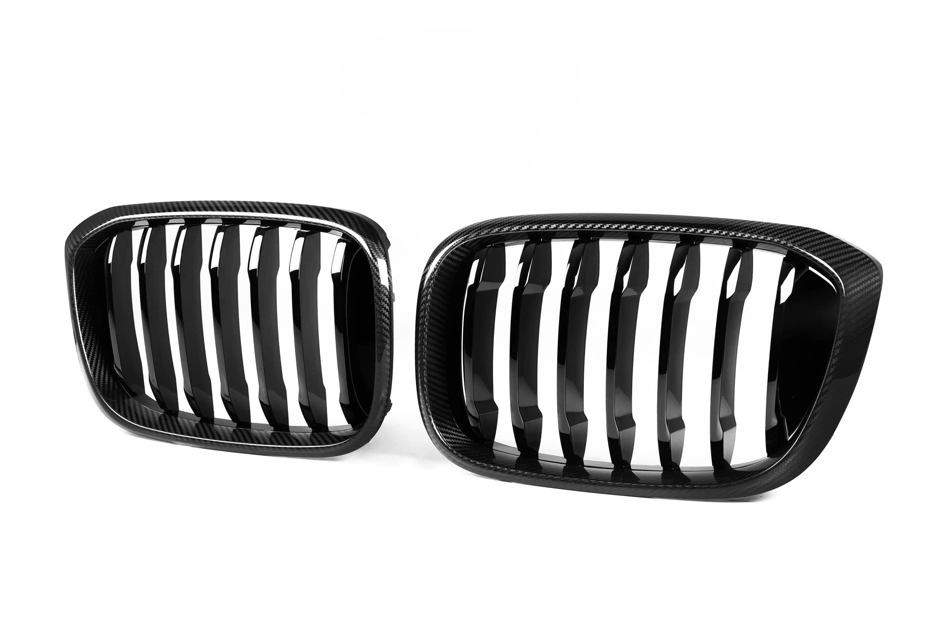 Kies-Motorsports NWCarbon Haus F97/F98 X3M, X4M Pre-LCI Single Slat Dry Carbon Grills Main image