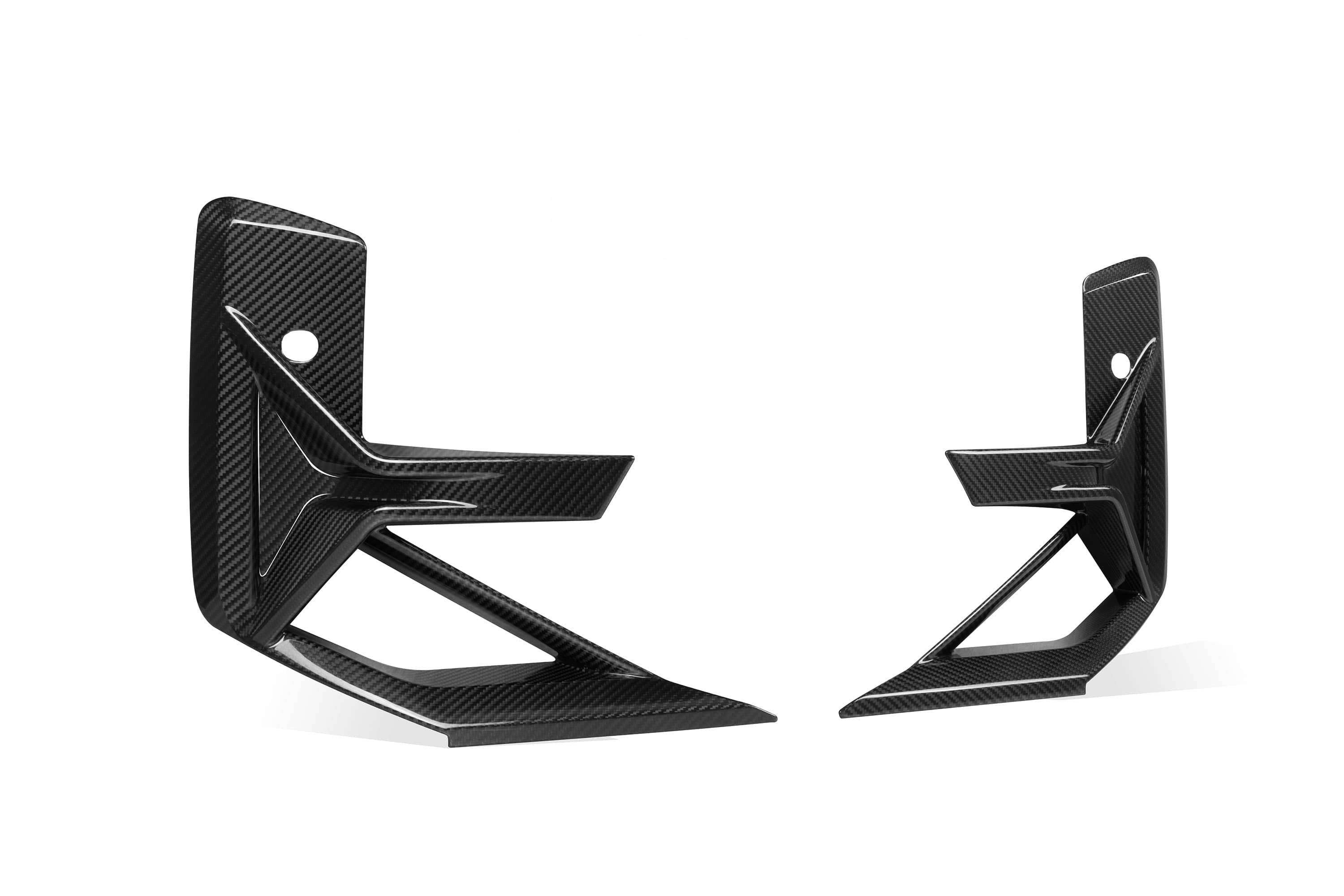 Kies-Motorsports NWCarbon Haus F97 X3M LCI SQ Style Dry Carbon Front Bumper Canards