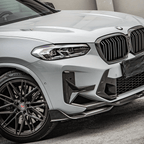 Kies-Motorsports NWCarbon Haus F97 X3M LCI SQ Style Dry Carbon Front Bumper Canards