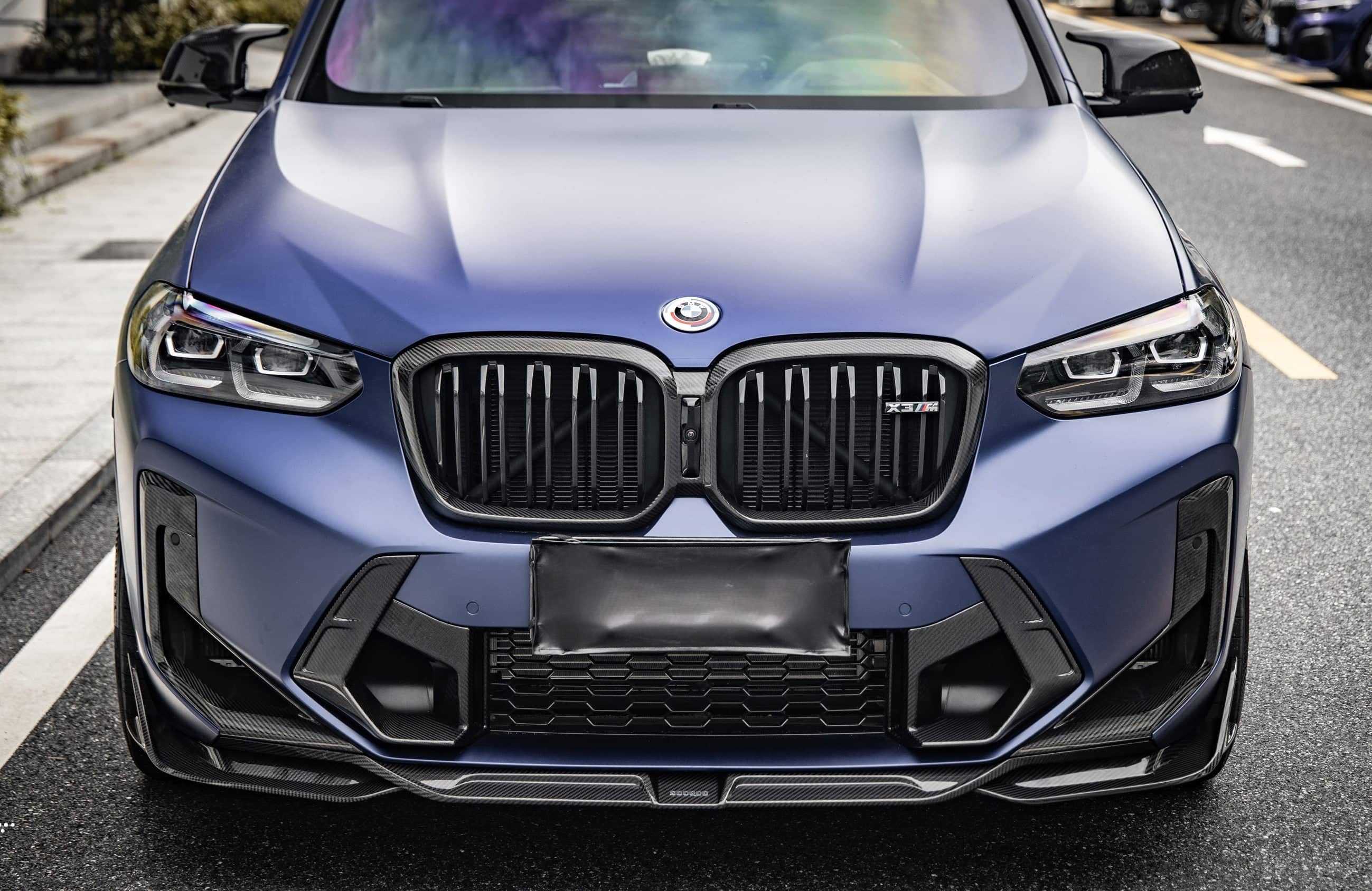 Kies-Motorsports NWCarbon Haus F97 X3M LCI SQ Style Dry Carbon Front Lip