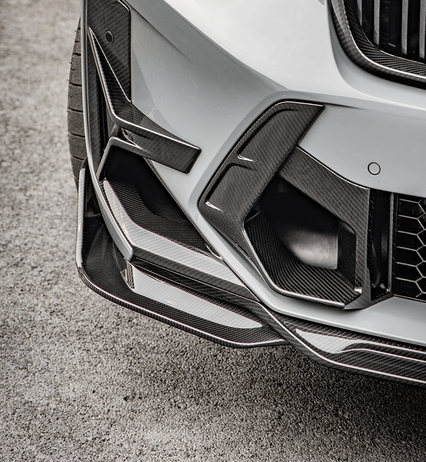 Kies-Motorsports NWCarbon Haus F97 X3M LCI SQ Style Dry Carbon Front Lip