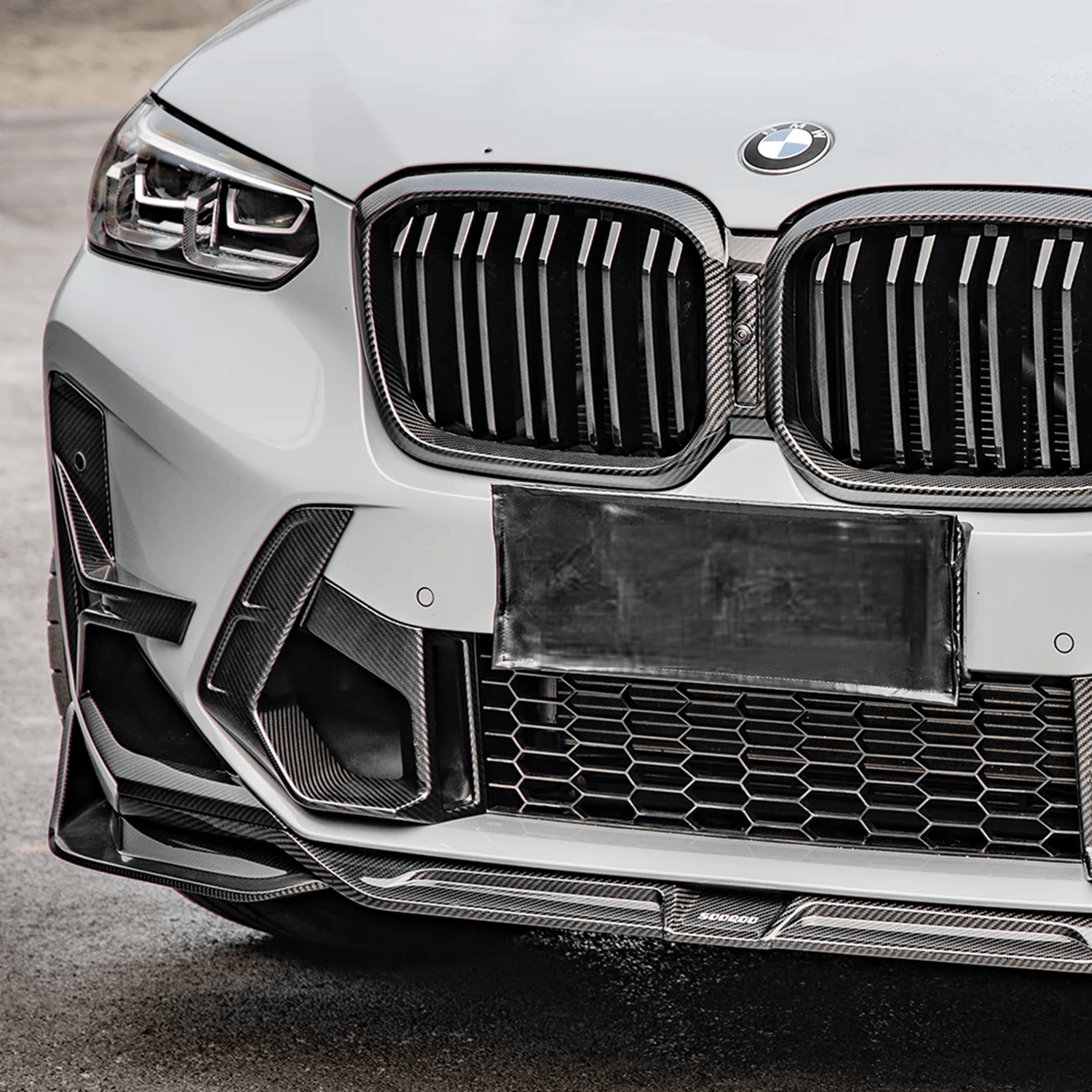 Kies-Motorsports NWCarbon Haus F97 X3M LCI SQ Style Dry Carbon Front Lip